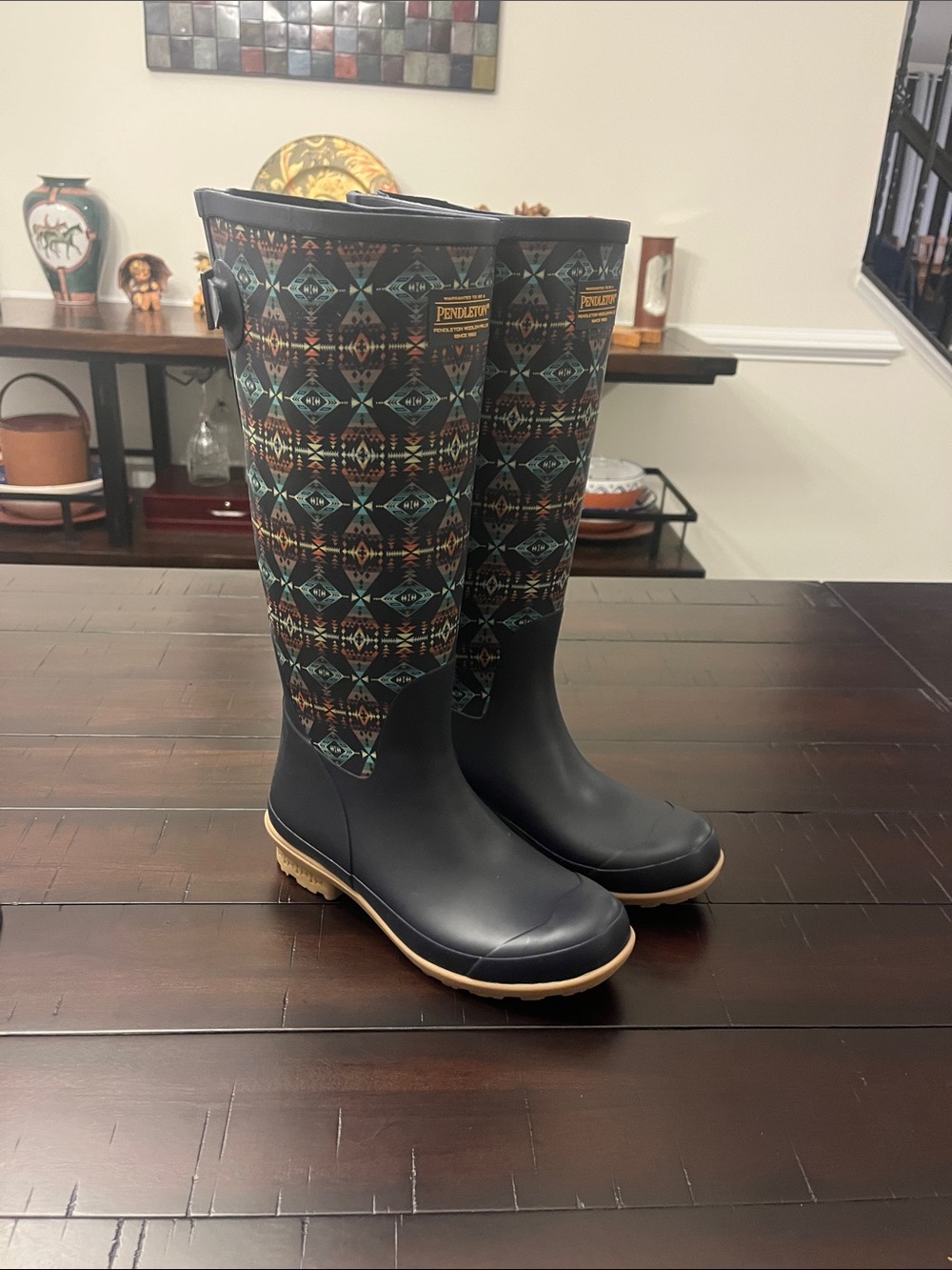 Pendleton Diamond Peak Tall Rain Boots new Women’s Size 6